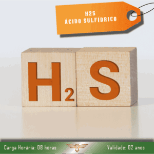 Curso de H2S – Gás Sulfídrico – 08 horas com Certificado
