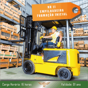 Curso de NR 11/NR12 – Operador de Empilhadeira – Formação Inicial – 16 horas