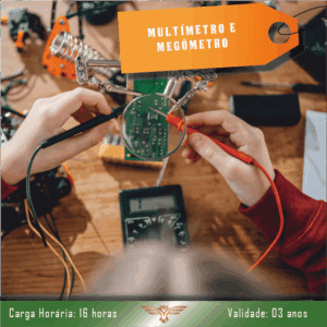 Curso de Multímetro e Megômetro – 16 horas com Certificado