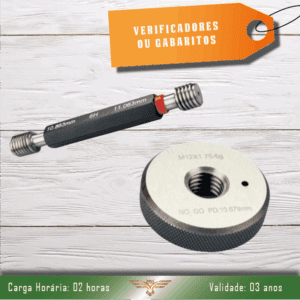 Curso de Gabarito/Calibrador – 08 horas com Certificado