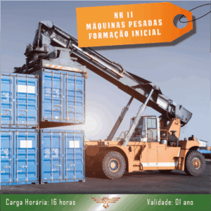 Curso de NR 11 – Operador de Máquinas Pesadas – Formação Inicial – 16 horas