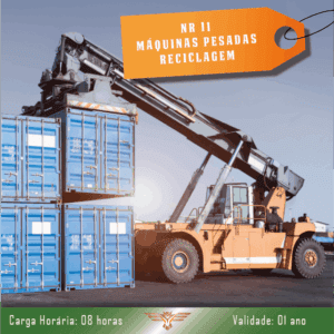 Curso de NR 11 – Operador de Máquinas Pesadas – Reciclagem – 08 horas