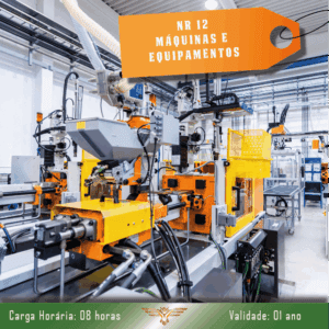 Curso de NR 12 – Máquinas e Equipamentos – Geral – 08 horas