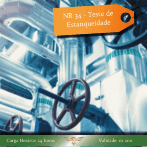 Curso de NR 34 – Teste de Estanqueidade – 24 horas