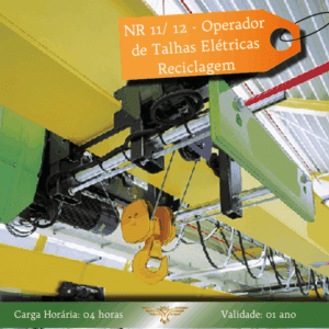 Curso de NR 11/ 12 – Operador de Talhas Elétricas – Reciclagem – 04 horas