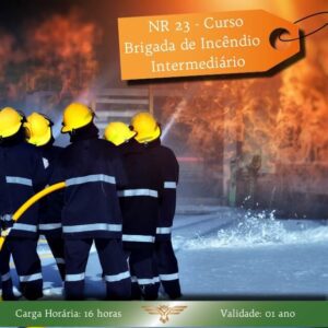 Curso de NR 23 – Brigada de Emergência e Combate à Incêndio – 16 horas