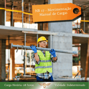 Curso de NR 17 – Movimentação Manual de Cargas – 08 horas