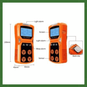 Locação Semanal de Detector de Multigás O2 H2S CO LEL com Bomba de Amostragem