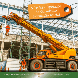 Curso de NR 11/NR12 – Operador de Guindauto- Formação Inicial – 16 horas