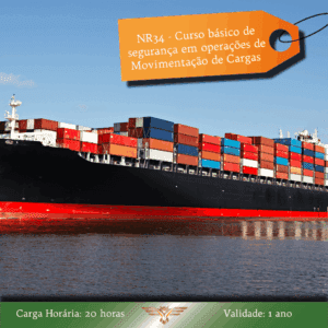 Curso de NR 34 – Curso básico de segurança em operações de Movimentação de Cargas – 20 horas