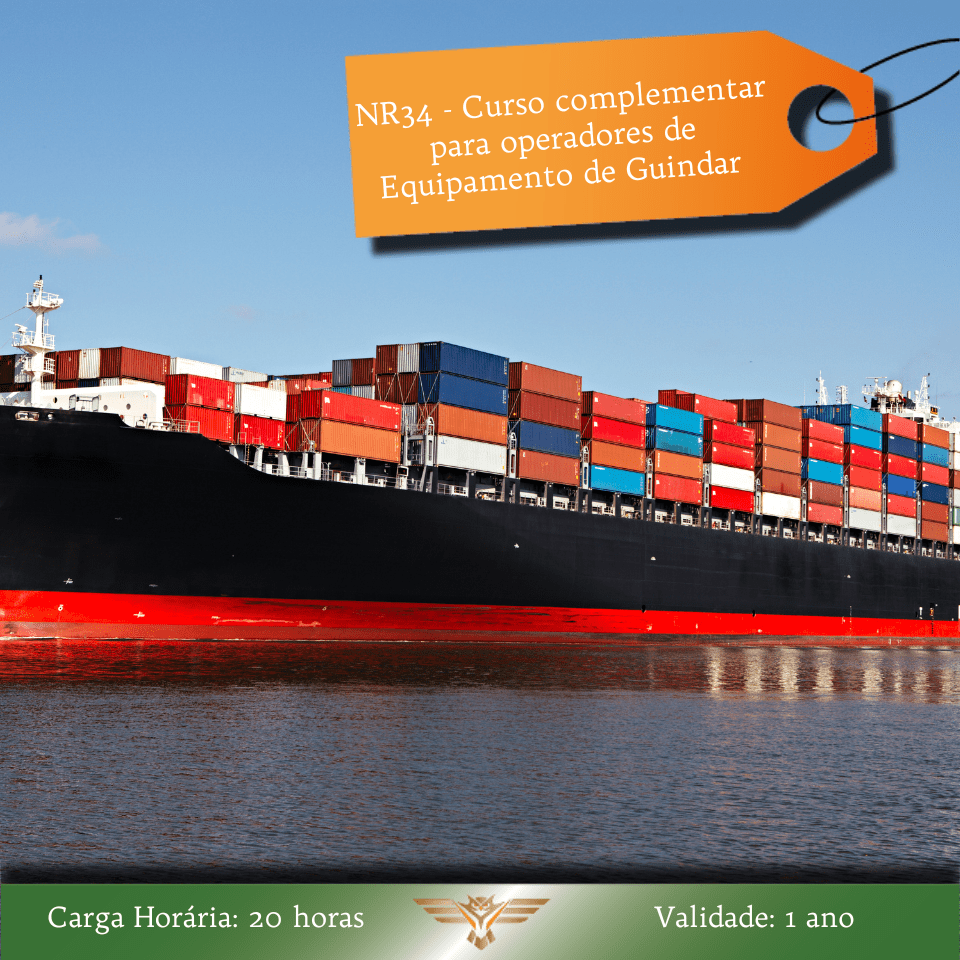 NR 34 - Curso complementar para operadores de Equipamento de Guindar