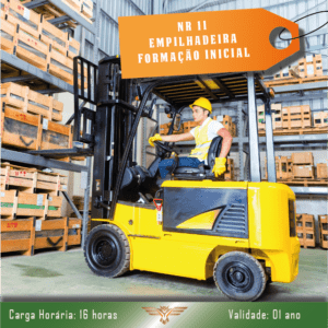 Curso de NR 11/NR12 – Operador de Empilhadeira – Formação Inicial – 16 horas