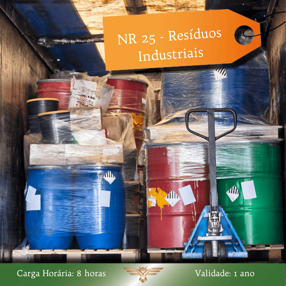 Curso de NR 25 - Resíduos Industriais - 08 horas 1 -