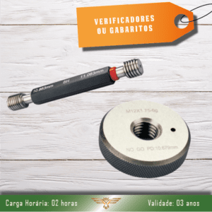 Curso de Gabarito/Calibrador – 08 horas com Certificado