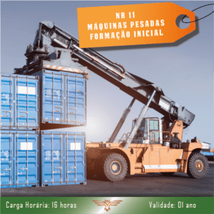 Curso de NR 11 – Operador de Máquinas Pesadas – Formação Inicial – 16 horas