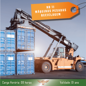 Curso de NR 11 – Operador de Máquinas Pesadas – Reciclagem – 08 horas