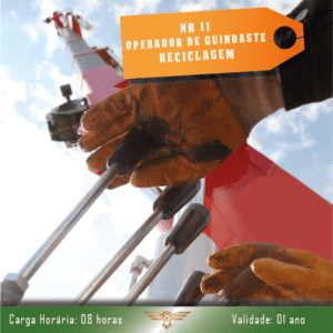Curso de NR 11 – Operador de Guindaste – Reciclagem – 08 horas