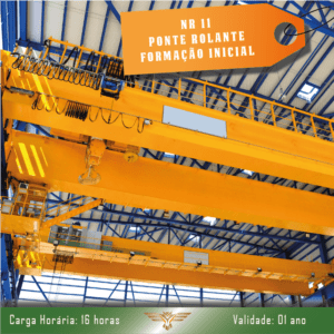 Curso de NR 11/NR 12 – Operador de Ponte Rolante – Formação Inicial – 16 horas