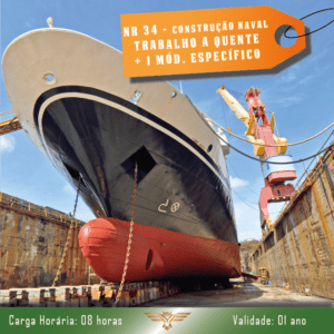 Curso de NR 34 – Trabalhos a Quente + 1 Módulo Específico – 08 Horas