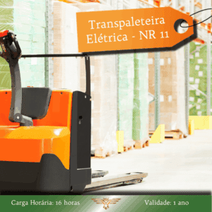 Curso de NR 11 – Transpaleteira Elétrica – Formação Inicial – 16 horas