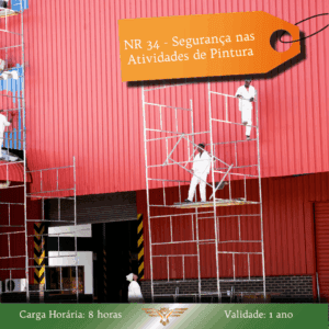 Curso de NR 34 – Segurança nas Atividades de Pintura – 08 horas