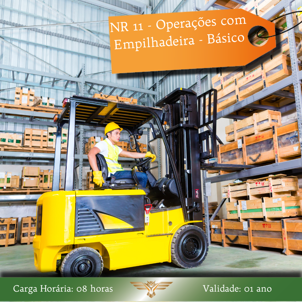 Curso de NR 11 - Operações com Empilhadeira - Básico - 08 horas 3 -
