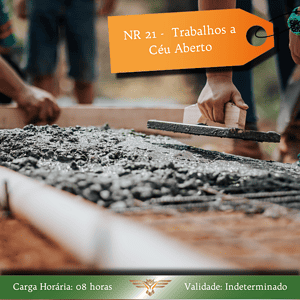 Curso de NR 21 – Trabalhos a Céu Aberto – 08 horas